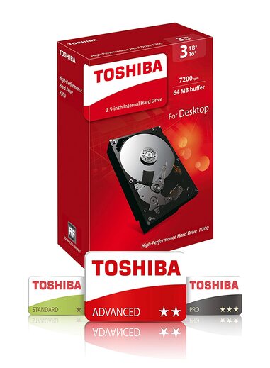 Toshiba P300 3TB Desktop Internal Hard Drive HDWD130EZSTA