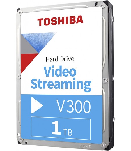 Toshiba HDWU110UZSVA 1TB V300 3.5" Video Streaming Hard Drive with Temperature Control