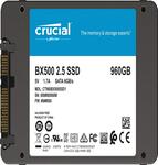 Crucial BX500 960GB 3D NAND SATA 2.5-inch Solid State Drive (SSD) 3 years Warranty