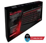 HyperX Alloy Elite Mechanical Gaming Keyboard, Cherry MX Blue, Red LED (HX-KB2BL1-US/R1)