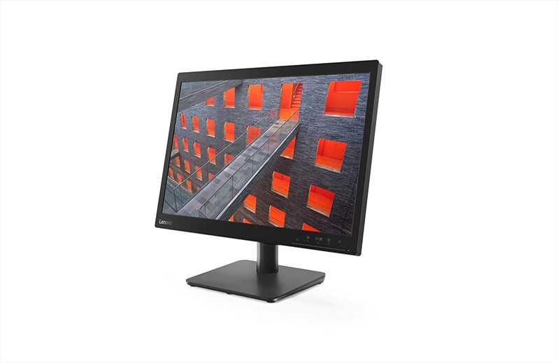 Lenovo V 19.5 inch (49.53 cm) LCD with LED Backlit lit Computer Monitor - HD, TN Panel with VGA - V20-10 (Black)