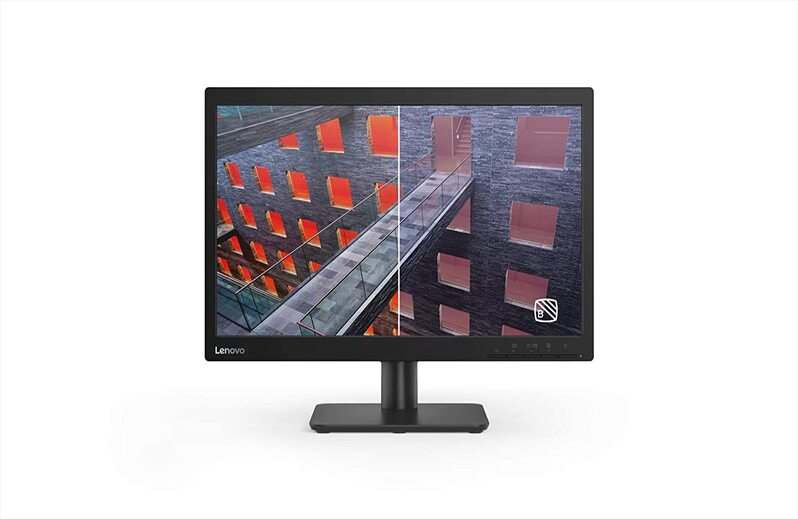 Lenovo V 19.5 inch (49.53 cm) LCD with LED Backlit lit Computer Monitor - HD, TN Panel with VGA - V20-10 (Black)